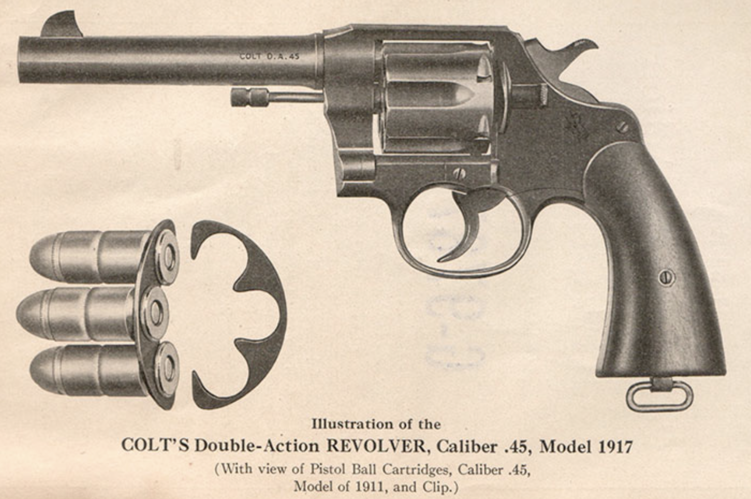 Colt 1917 45 ACP Revolver Fitzed RevolverGuy