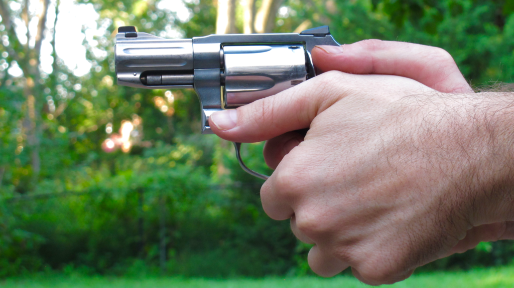 Thumbs Forward Revolver Grip