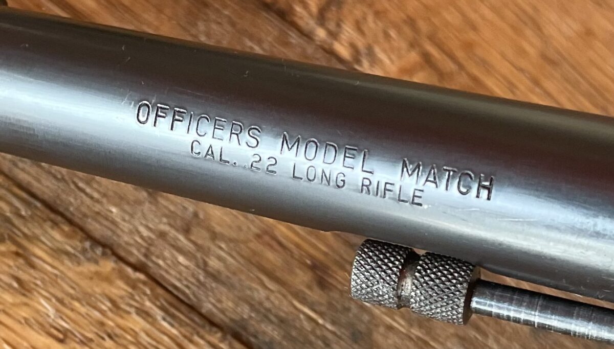 The Colt Officers Model Match .22 
